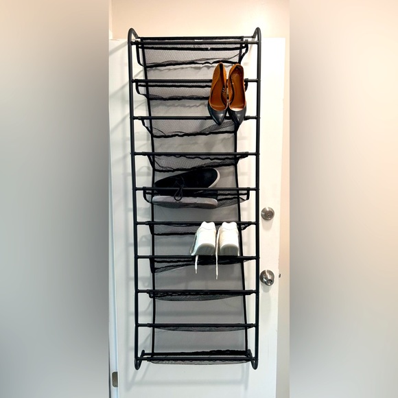Storage & Organization Over The Door Meshmetal Hanging Shoe Rack